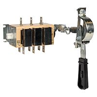 Выключатель-разъединитель ВР32У-31A71240-R 100А, 2 направ, с д/г камерами, с передней смещённой рукояткой MAXima | код  uvr32-31a71240-r | EKF